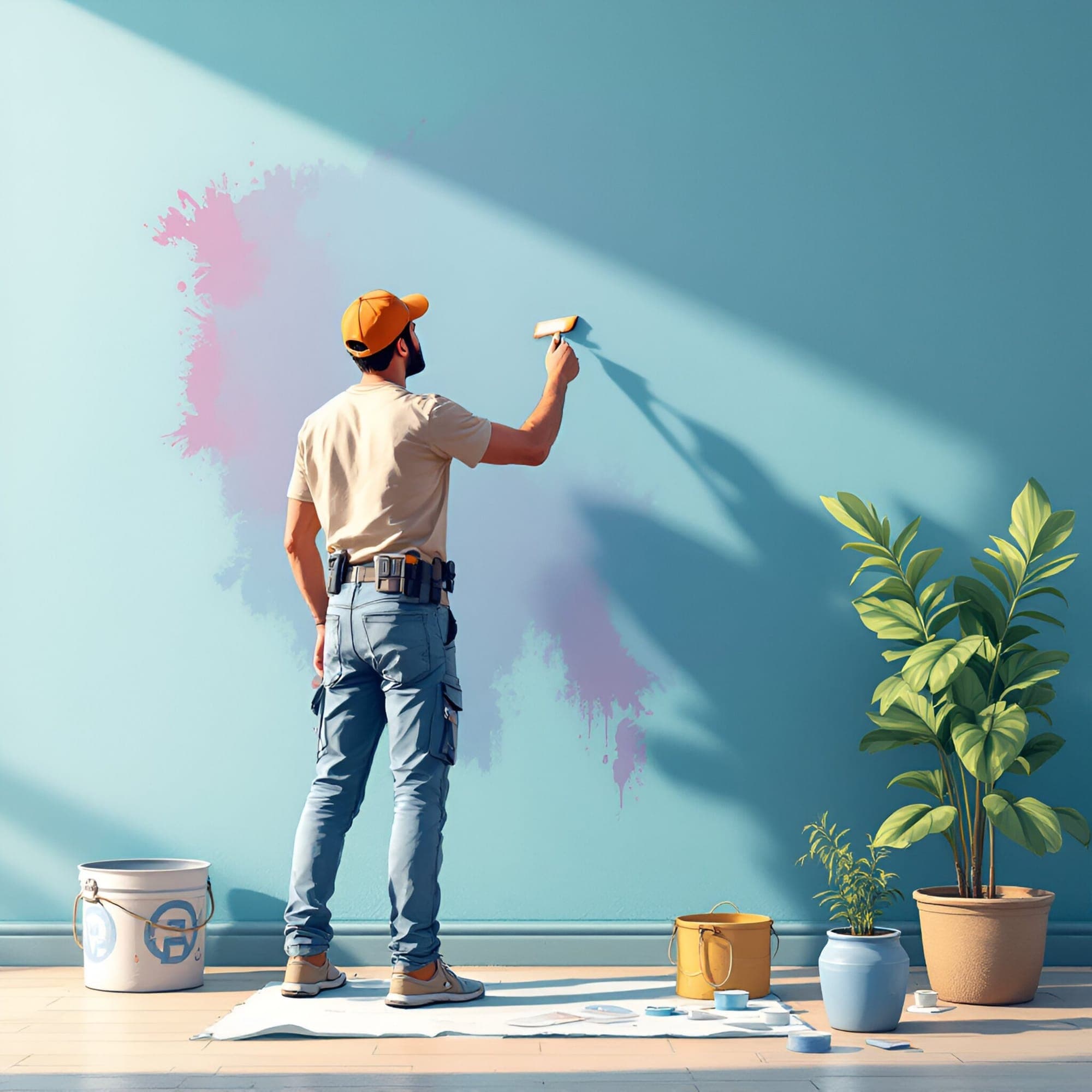 Trade professional at work