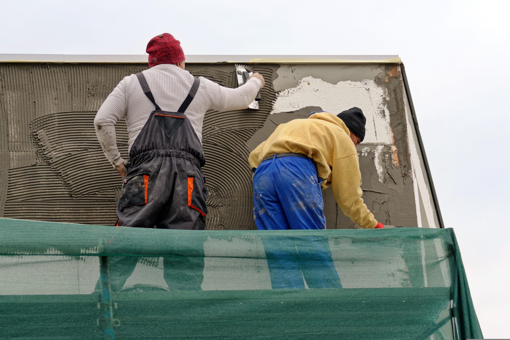 Plastering work